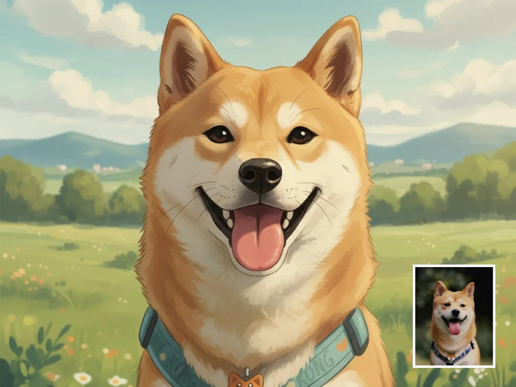 Ghibli-style pet use case preview