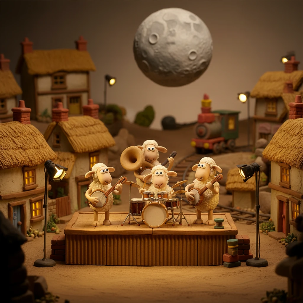 Photo to Студия Aardman style example