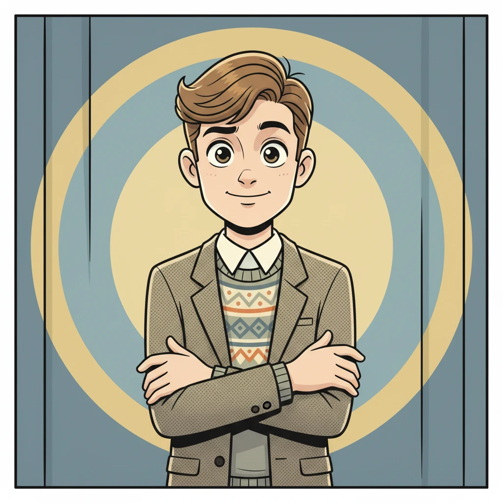 Photo to Газетный comic strip style example